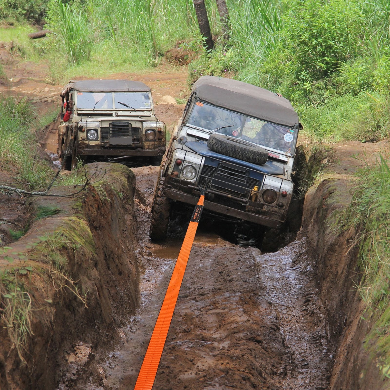 D-Ring Shackles, Shackle Receiver And Storage Bag, For ATVs, Jeeps, Off-Road Vehicles, Trucks