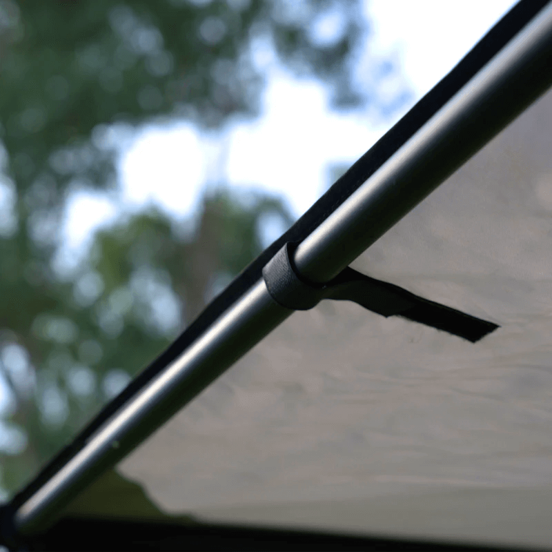 NOVSIGHT 6ft x 6ft Waterproof Retractable Vehicle Awning for Jeep/SUV/Truck - Durable 420D Oxford Cloth, Quick Installation, Mountain Print, Ideal for Camping & Outdoor Adventures