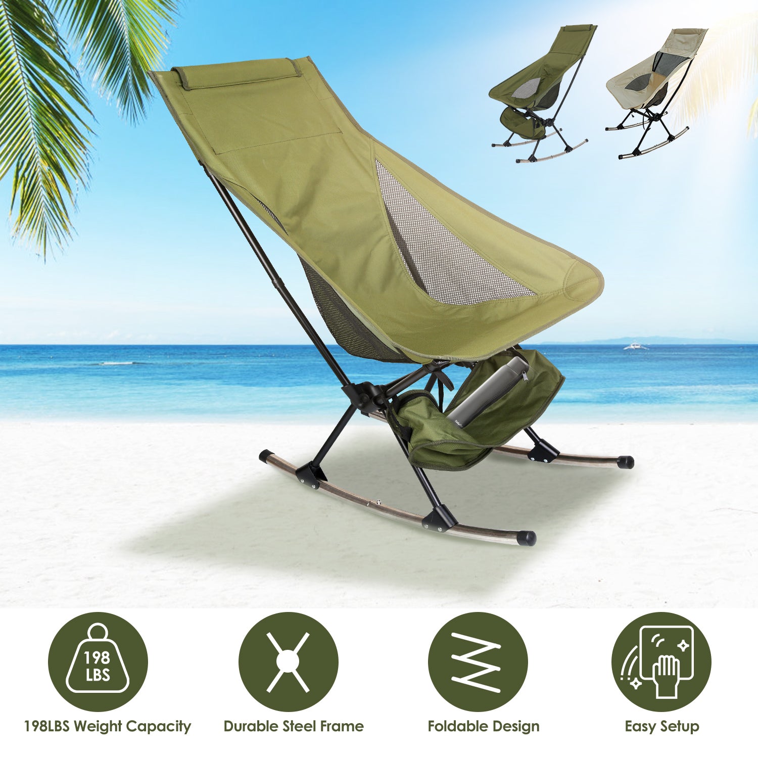 Portable Camping Rocking Chair.....