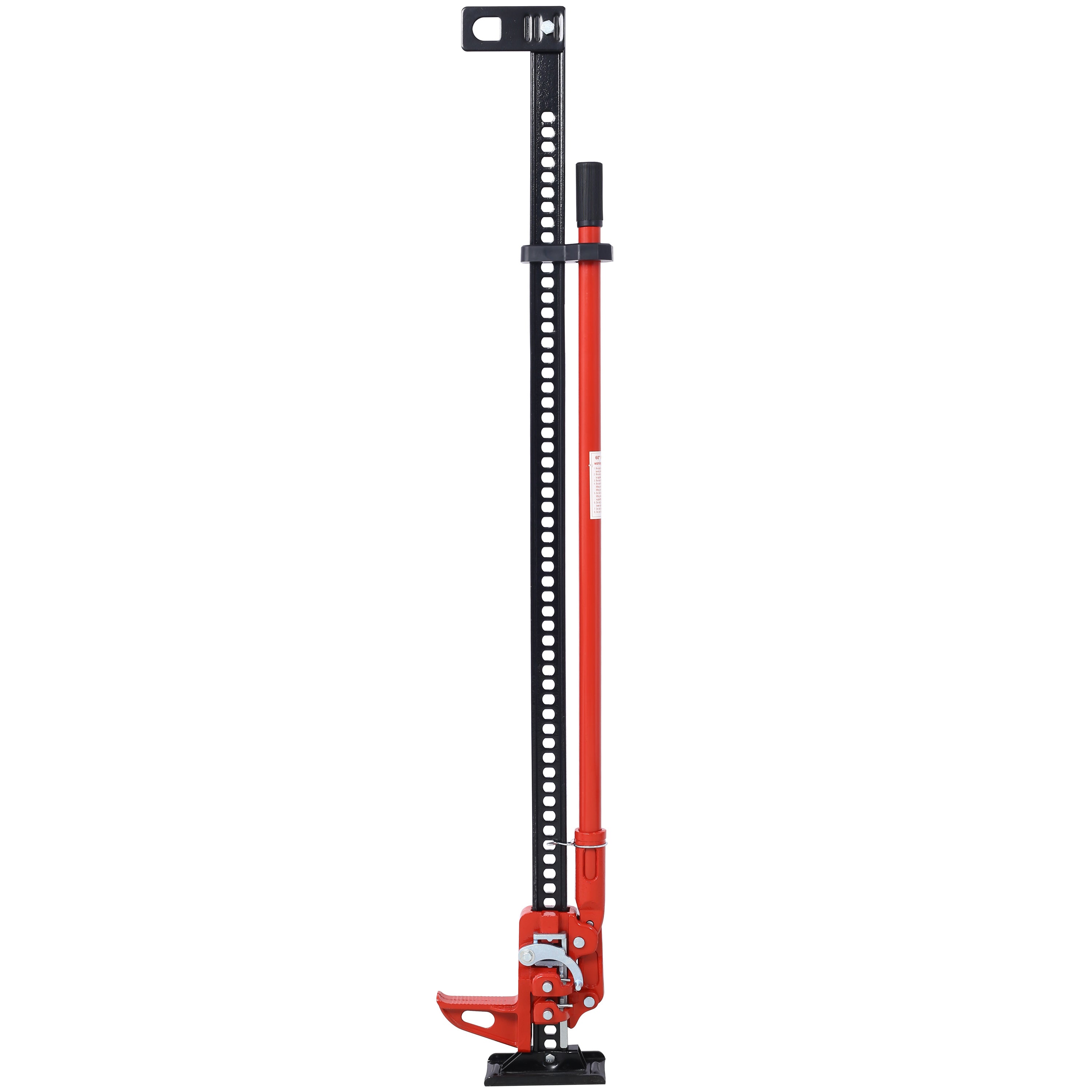7000 Lb Capacity Ratchet Style Off-road Utility Jack, Heavy Duty Farm Jack For Tractors, Trucks, SUVs, Bumper Lifts, Red
