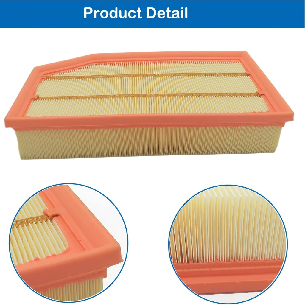 Engine Air Filter, 68257030AA, 68301863AA, For Jeep Wrangler 2018-2024, Gladiator 2020-2024, 67.63oz 121.73oz