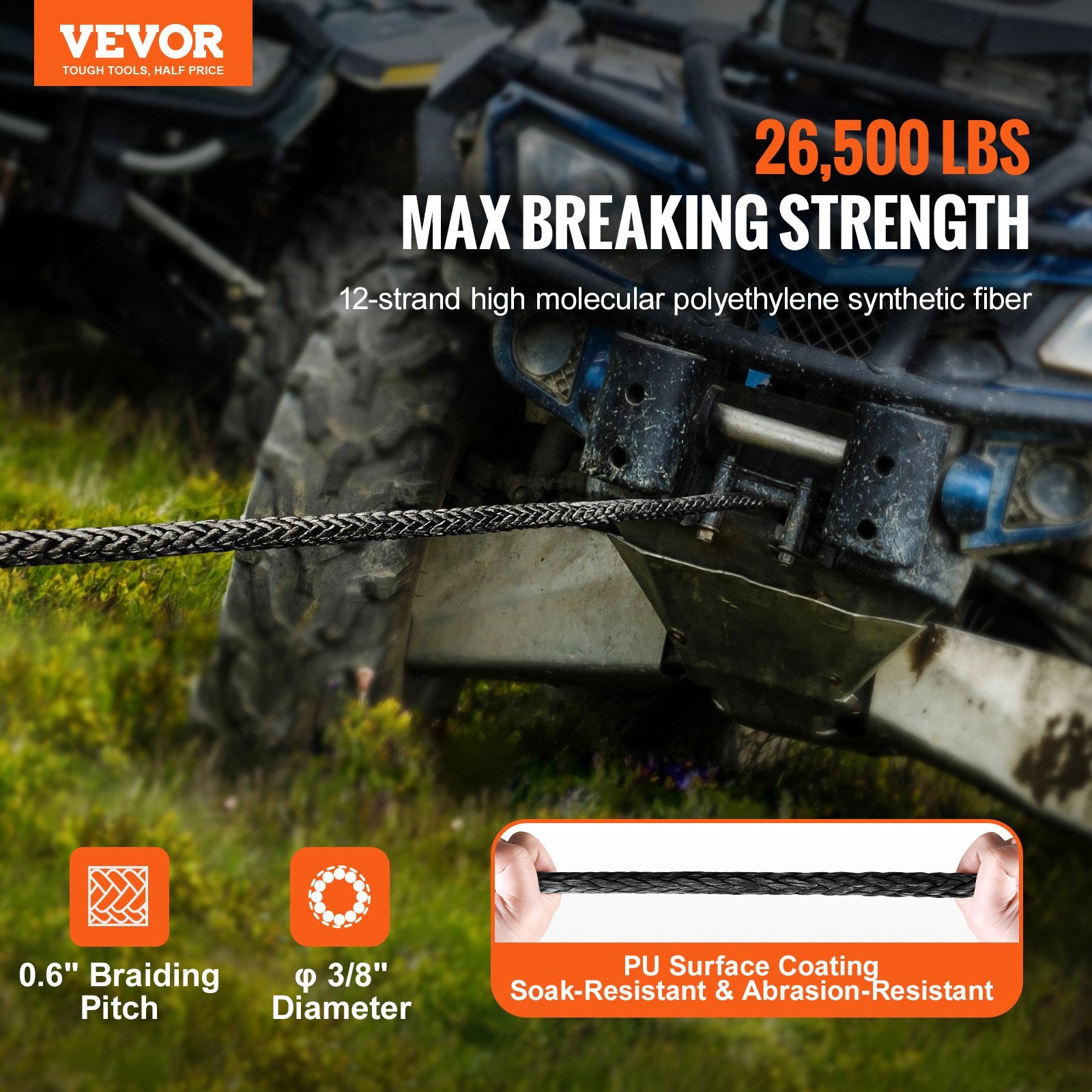 Synthetic Winch Rope....