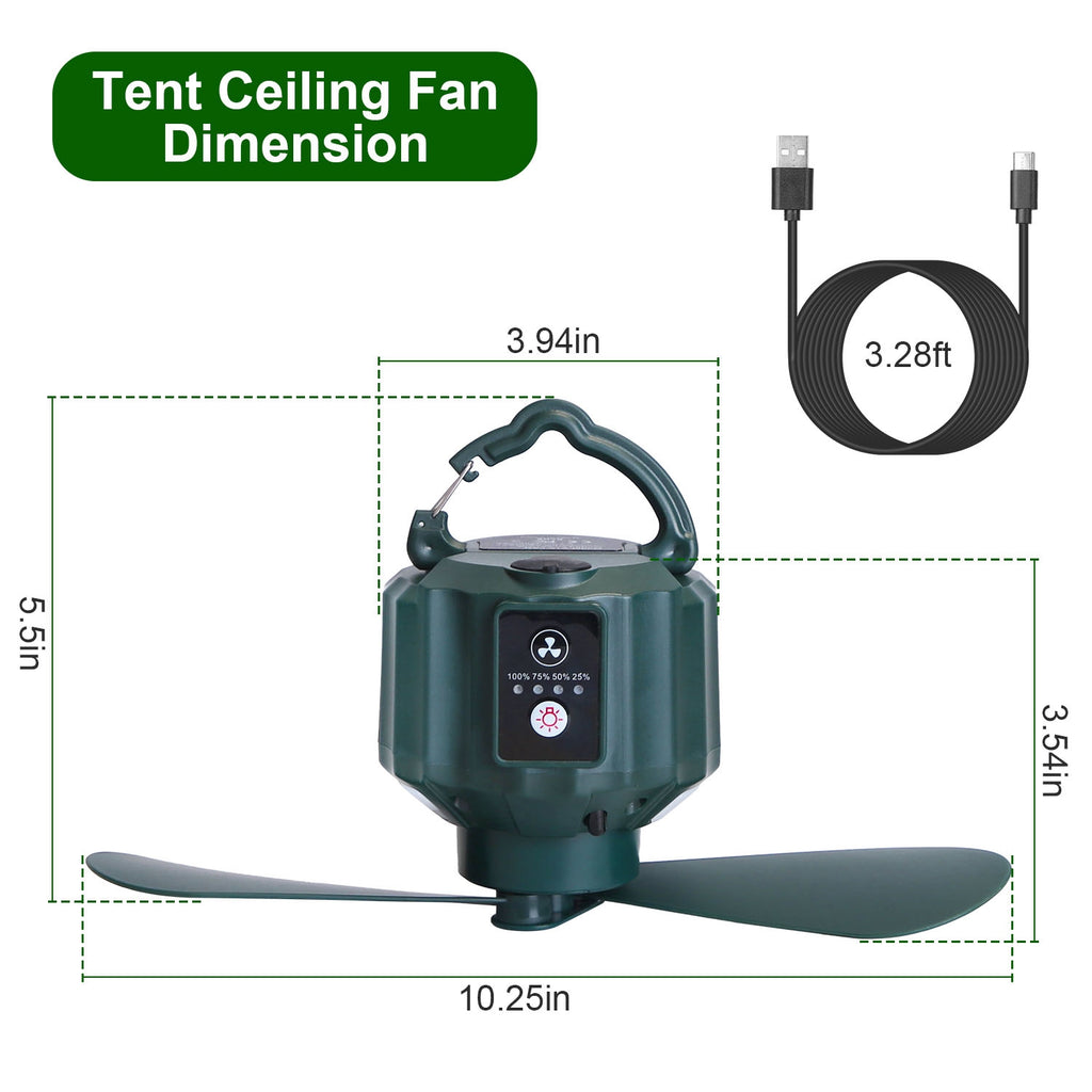 Camping Ceiling LED Fan.....