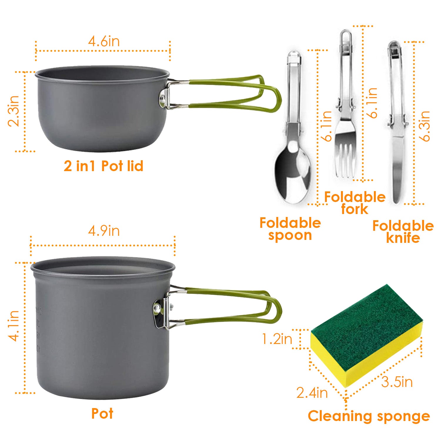 Set Aluminum Pot.....