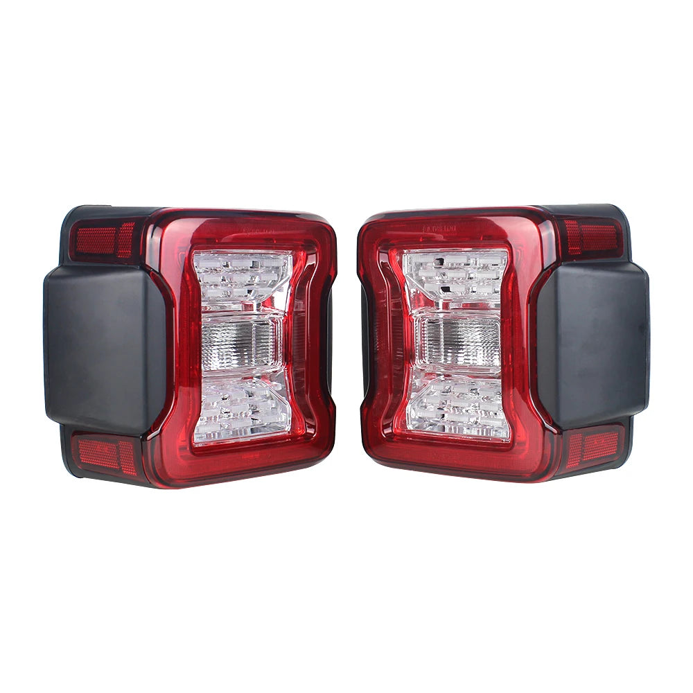 for Jeep Wrangler JK 2007-2018 LED Tail Light Taillight Assembly Rear Lamps Brake Reverse Light Daytime Running Lights