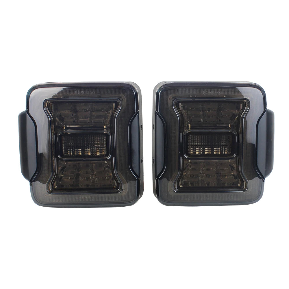 for Jeep Wrangler JK 2007-2018 LED Tail Light Taillight Assembly Rear Lamps Brake Reverse Light Daytime Running Lights