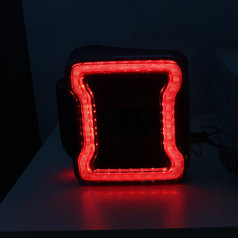 for Jeep Wrangler JK 2007-2018 LED Tail Light Taillight Assembly Rear Lamps Brake Reverse Light Daytime Running Lights