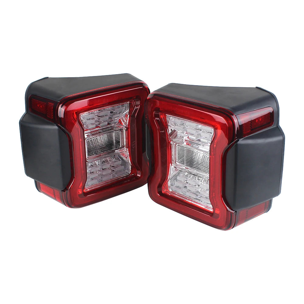 for Jeep Wrangler JK 2007-2018 LED Tail Light Taillight Assembly Rear Lamps Brake Reverse Light Daytime Running Lights