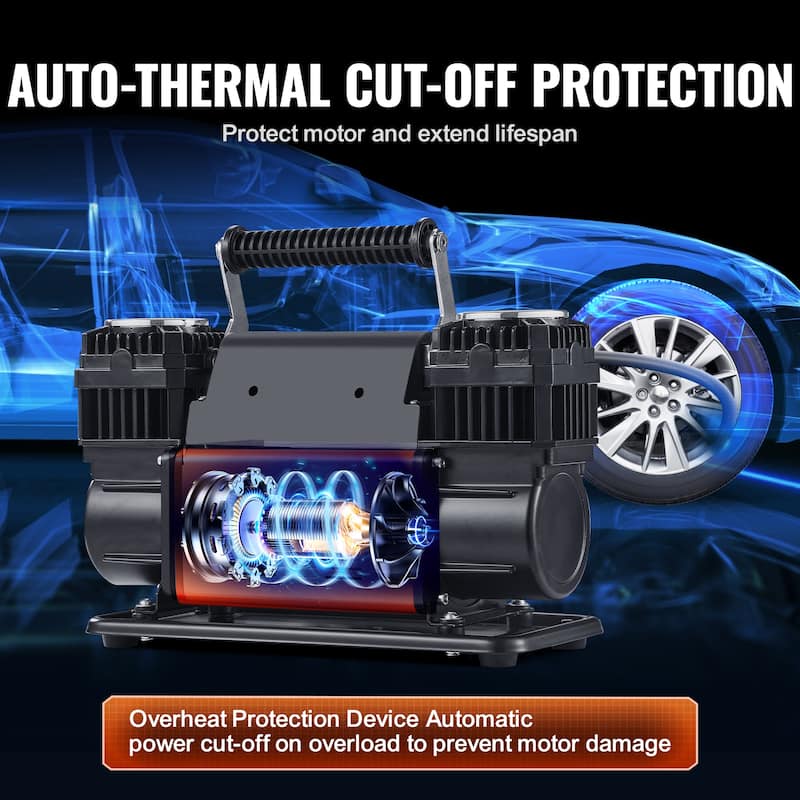 300L/Min Digital 60mm 4x4 Car air Compressor  150 PSI Portable Air Pump Pressure Pump Tire for Car Tires Trucks & Inflatables