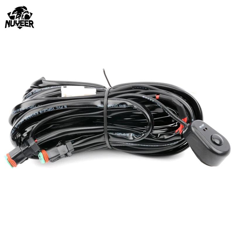 Combo Beam Yellow&White Dual-light Bar Light Off Road Pickup 12V 24V For Car 4x4 Truck ATV SUV Auxiliary LED Driving Light bar