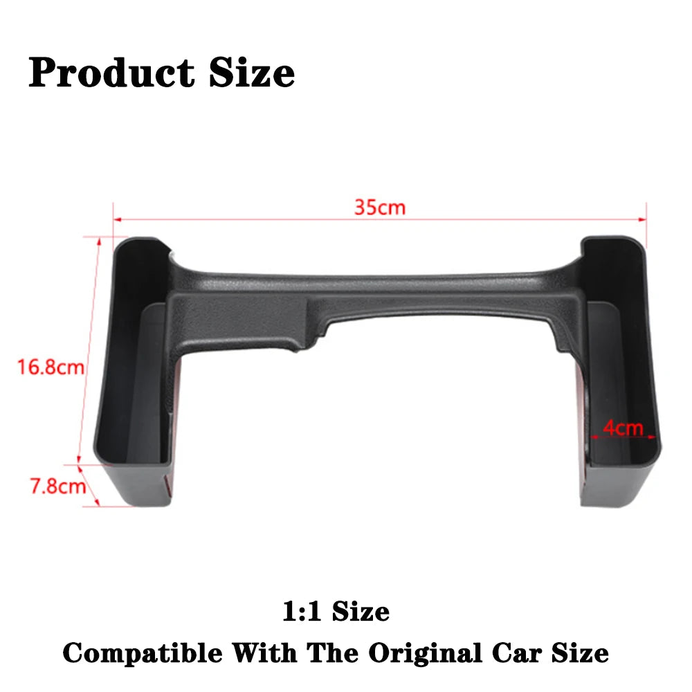 Jeep Wrangler JL Gladiator JT 2018-2023 4-Doors Car Gear Shift Storage Box Organizer Tray Accessories Black