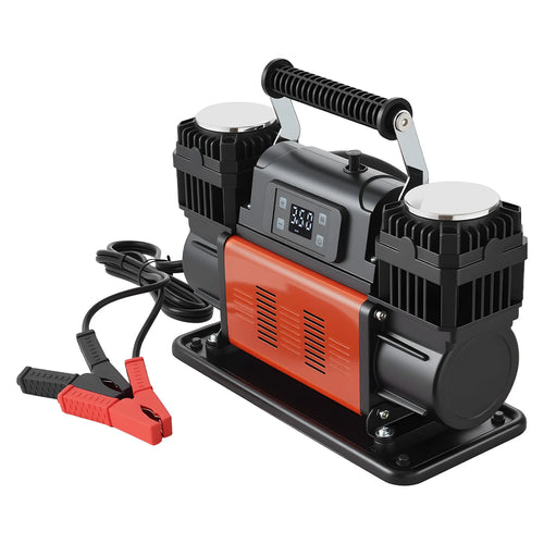 Dual-Cylinder Heavy Duty Air Compressor 10.6 CFM Auto-Stop