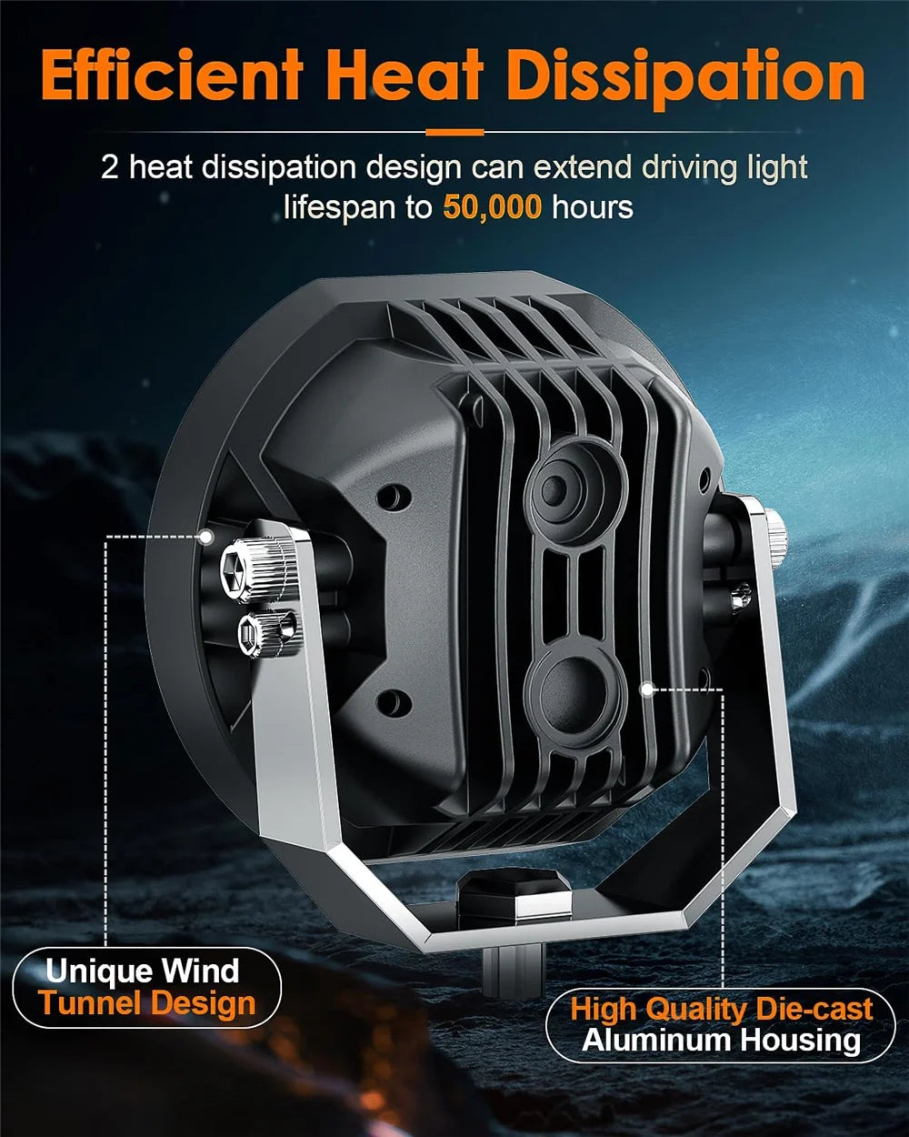 4 Inch Car Led Work Light Bar 12v Amber DRL Driving Light Spotlight for Jeep Offroad Boat Tractor Truck 4x4 SUV ATV Headlight