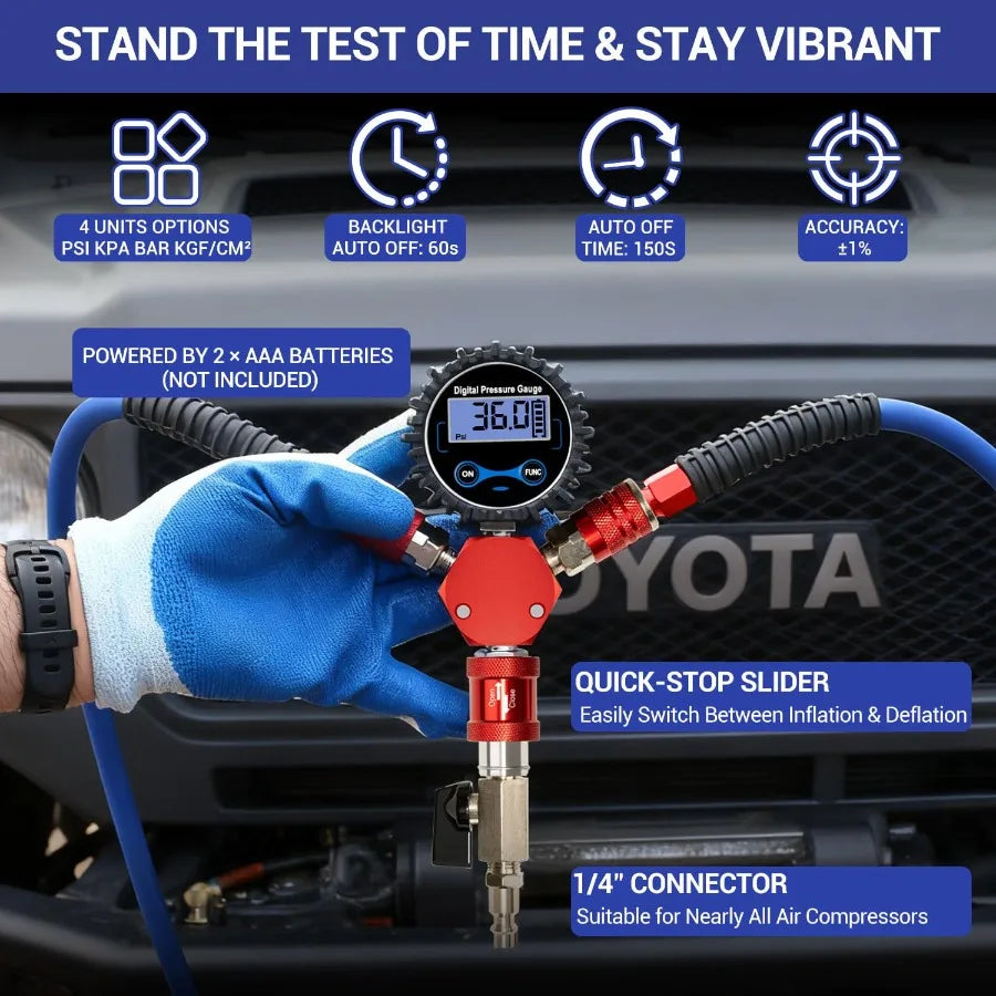 4 Tire Inflation Deflation System