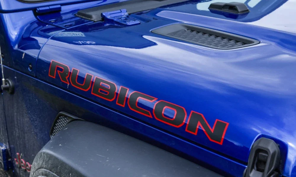 2PCS Car Hood Cover Stickers For Jeep Wrangler Unlimited JK JL CJ RUBICON 4X4 392 DIY Auto Tuning Accessories Vinyl Film Decals