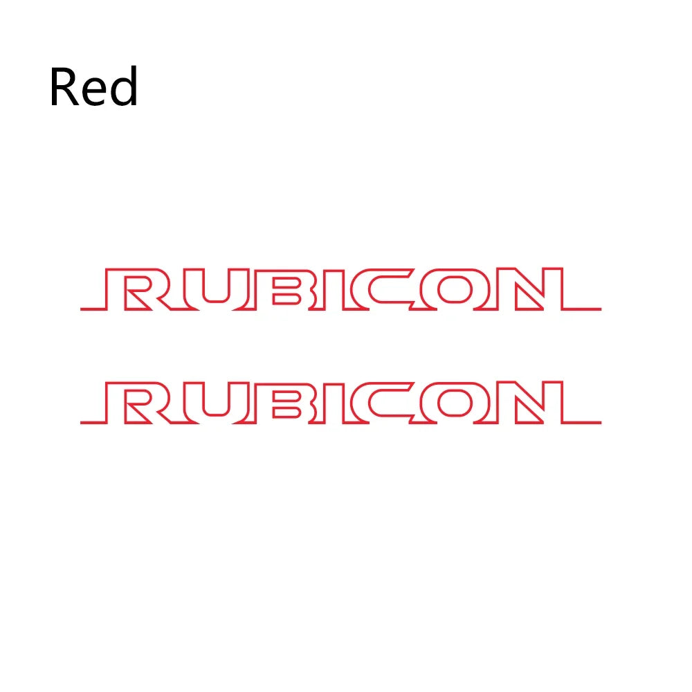 2PCS Car Hood Cover Stickers For Jeep Wrangler Unlimited JK JL CJ RUBICON 4X4 392 DIY Auto Tuning Accessories Vinyl Film Decals