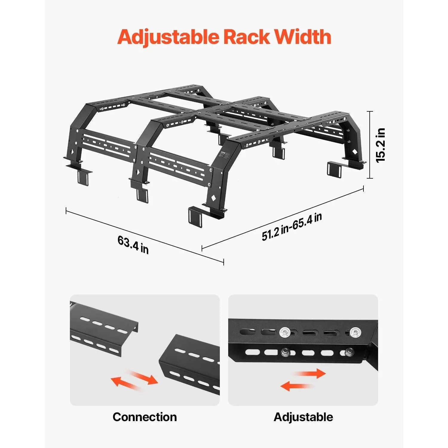 Truck Bed Rack fit  Gladiator JT, Tacoma, Ranger, Colorado, and Canyon models.....