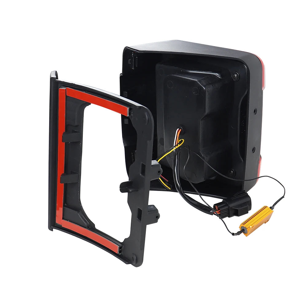 for Jeep Wrangler JK 2007-2018 LED Tail Light Taillight Assembly Rear Lamps Brake Reverse Light Daytime Running Lights