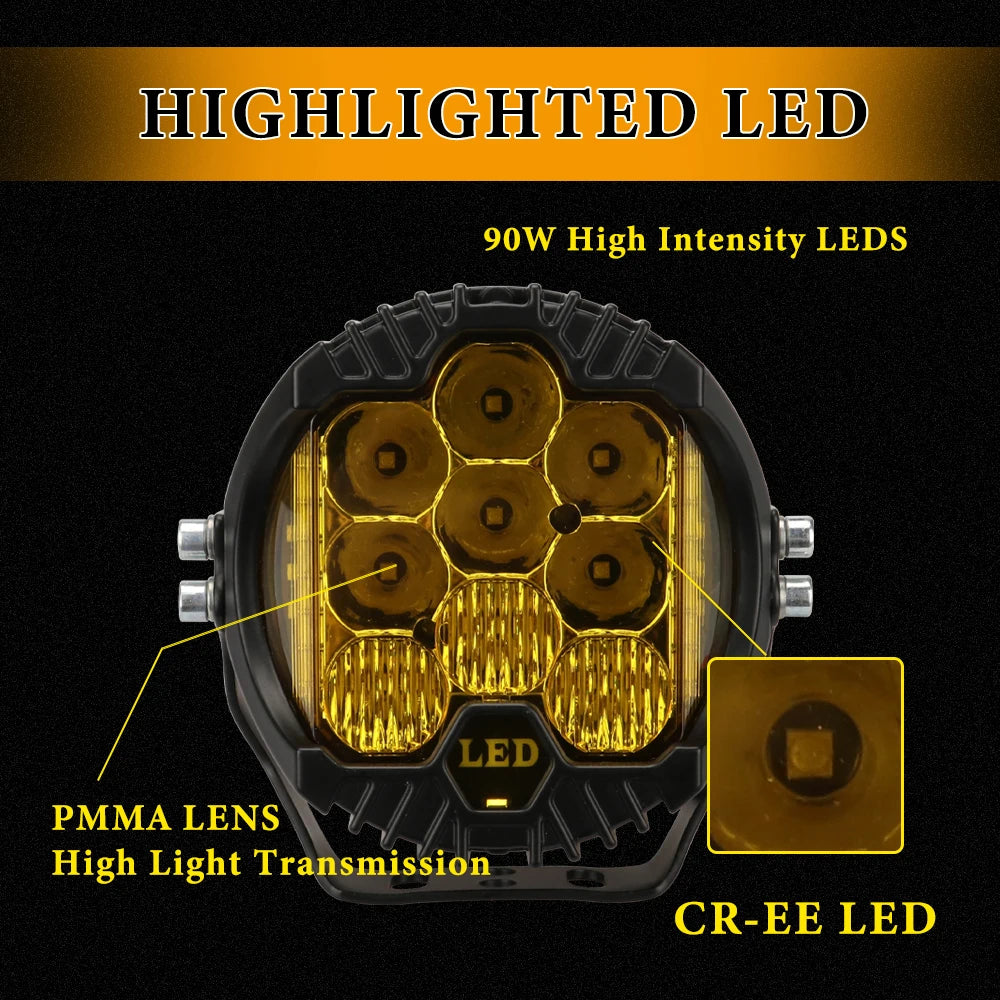 5 inch Car LED Working Light Universal For Off-road