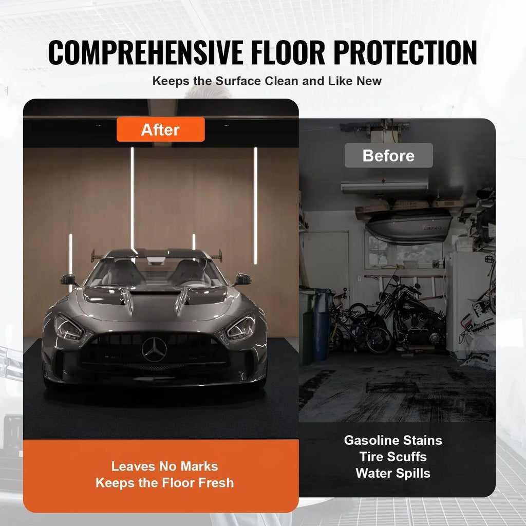 Heavy Duty Waterproof Garage Floor Mat 4.9'x6'
