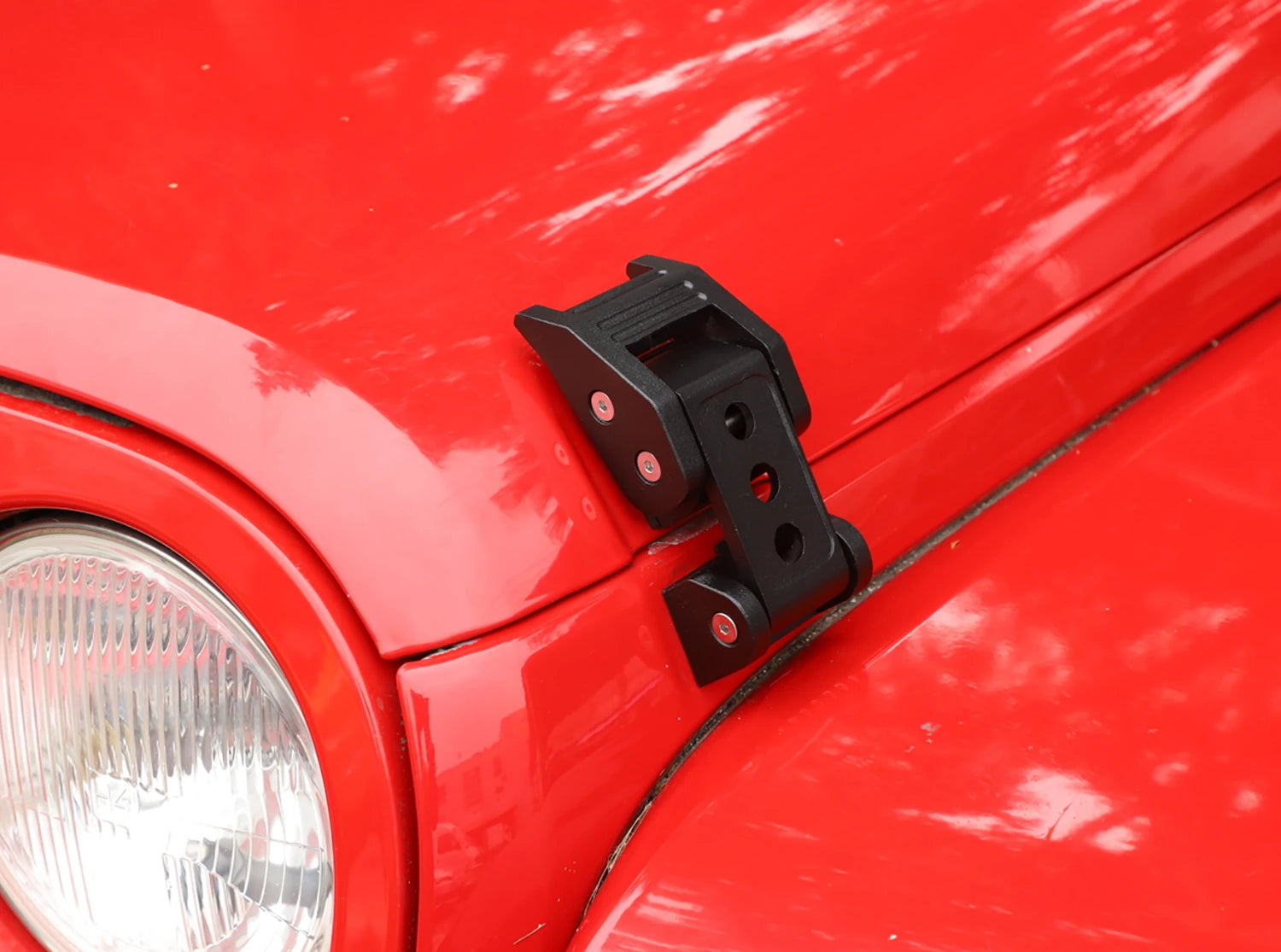 Metal Locking Engine Hood Catch Latches for Jeep Wrangler JK Rubicon Sahara Sport 2011- 2017 Hood Locks Car Accessories Black