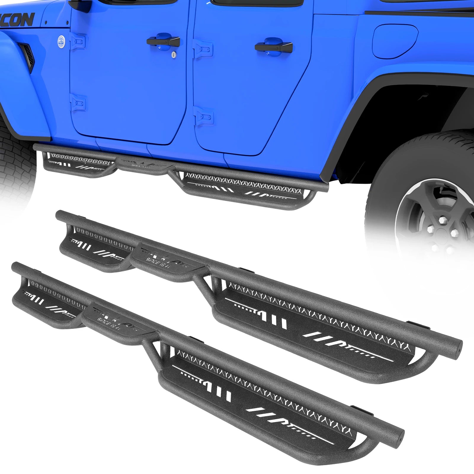 for Jeep Gladiator JT 4 Door Running Boards 2020-2025 A Pair Side Steps Nerf Pedals Car Outer Accessories