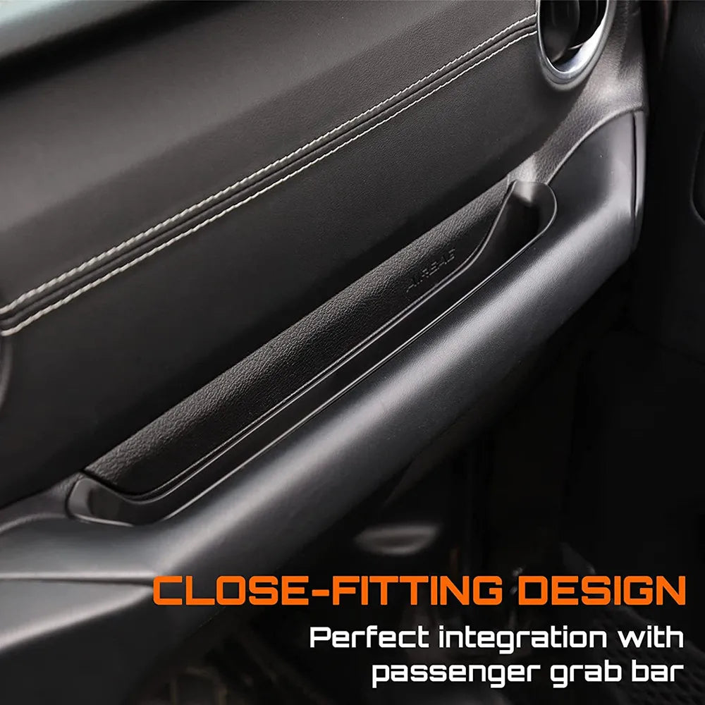 Passenger Storage Tray Organizer Grab Handle Accessory Box for 18-22 Jeep Wrangler JL JLU Jeep Gladiator JT Interior Accessories