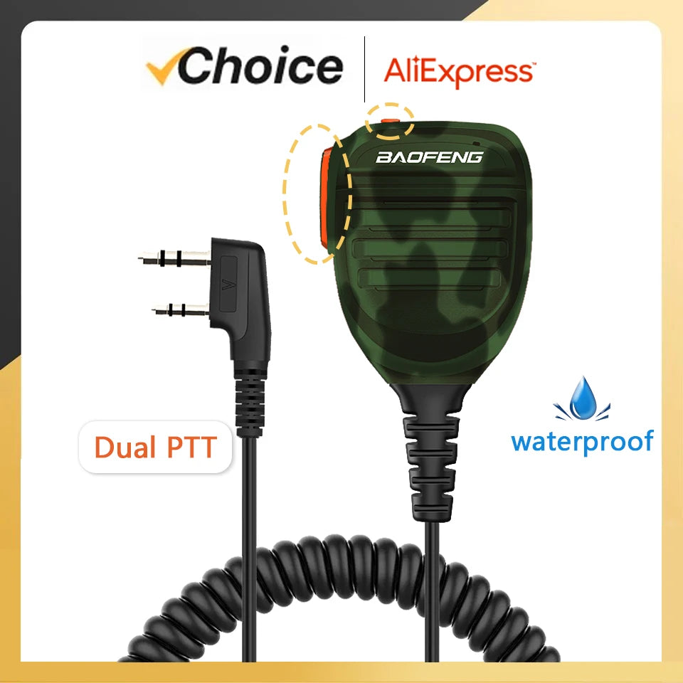 Walkie Talkie Speaker Radio Microphone......