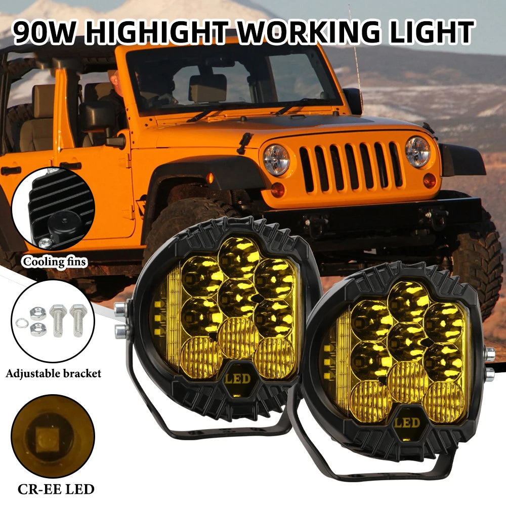 5 inch Car LED Working Light Universal For Off-road