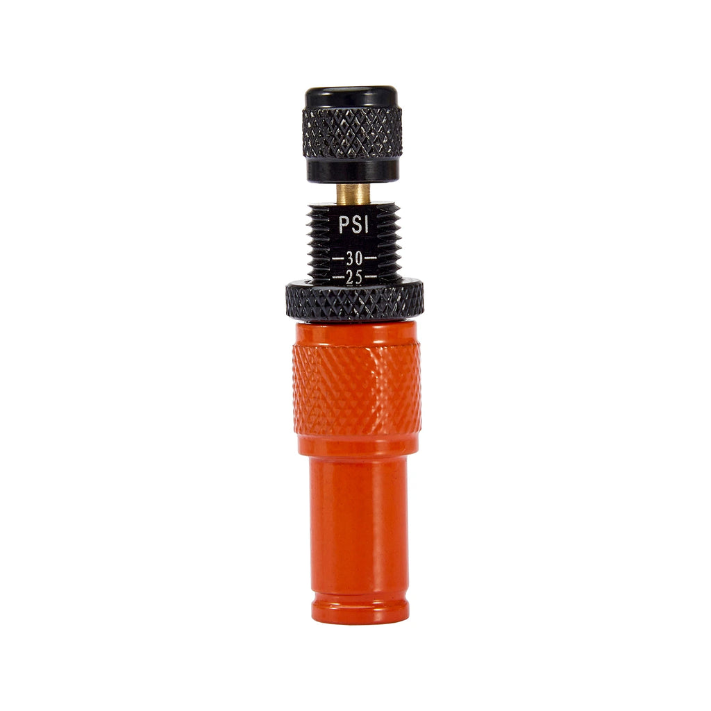4 PCS Orange Adjustable Auto-Stop Tire Deflator Valve Kit
