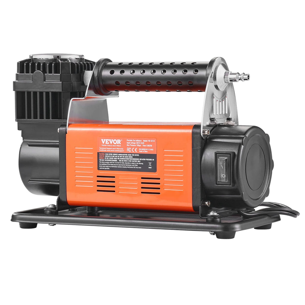 Heavy Duty Air Compressor Single or Dual-Cylinder 150PSI Air Pump