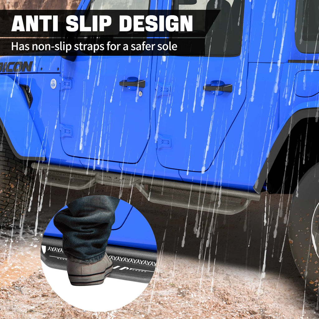 for Jeep Gladiator JT 4 Door Running Boards 2020-2025 A Pair Side Steps Nerf Pedals Car Outer Accessories