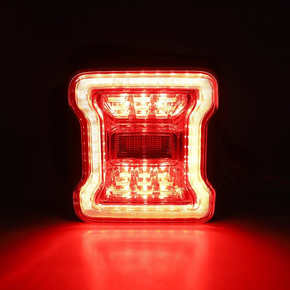 for Jeep Wrangler JK 2007-2018 LED Tail Light Taillight Assembly Rear Lamps Brake Reverse Light Daytime Running Lights