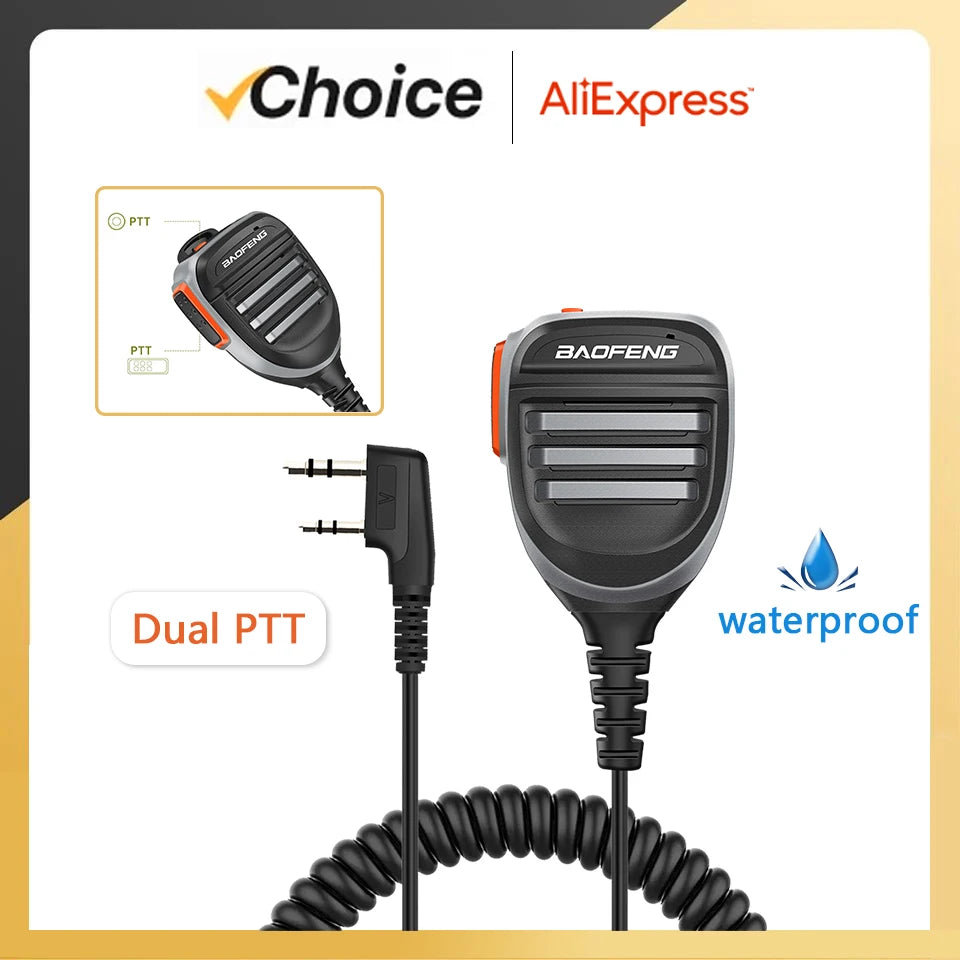 Walkie Talkie Speaker Radio Microphone......