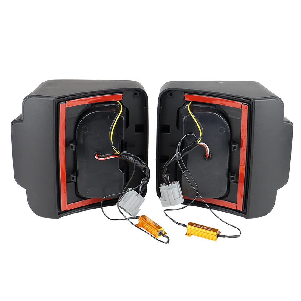 for Jeep Wrangler JK 2007-2018 LED Tail Light Taillight Assembly Rear Lamps Brake Reverse Light Daytime Running Lights
