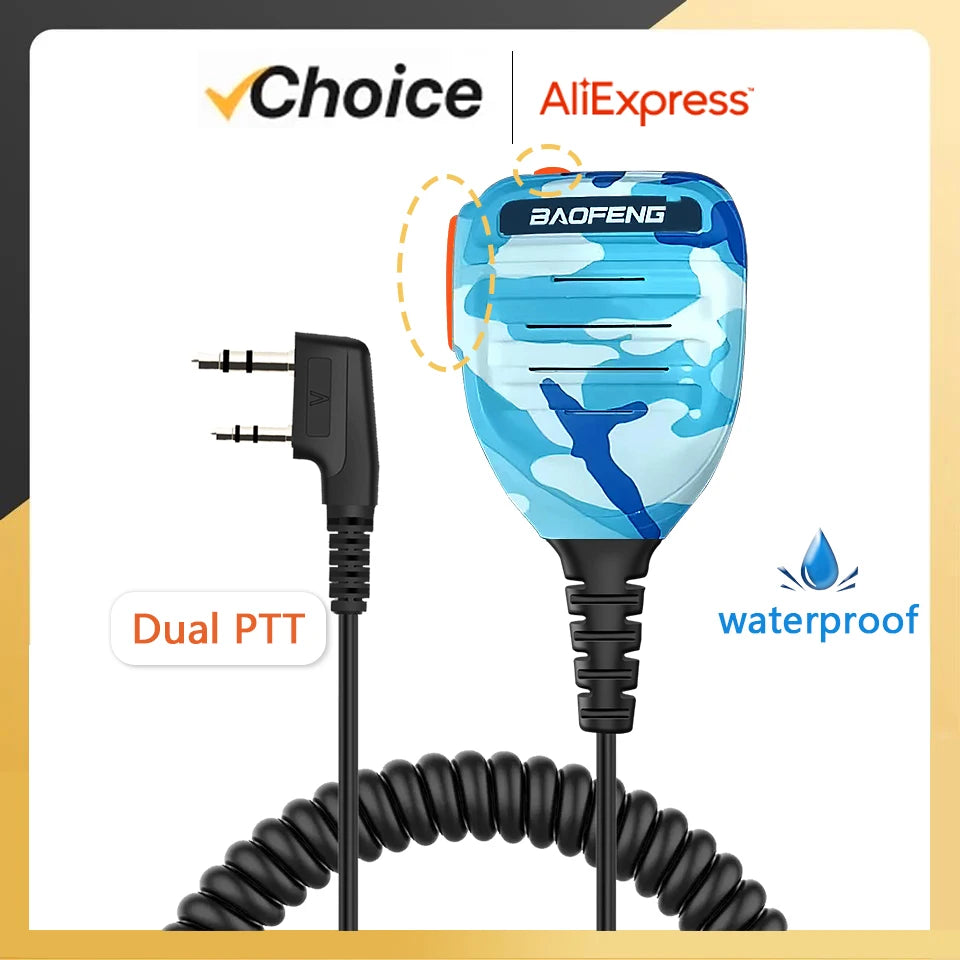 Walkie Talkie Speaker Radio Microphone......