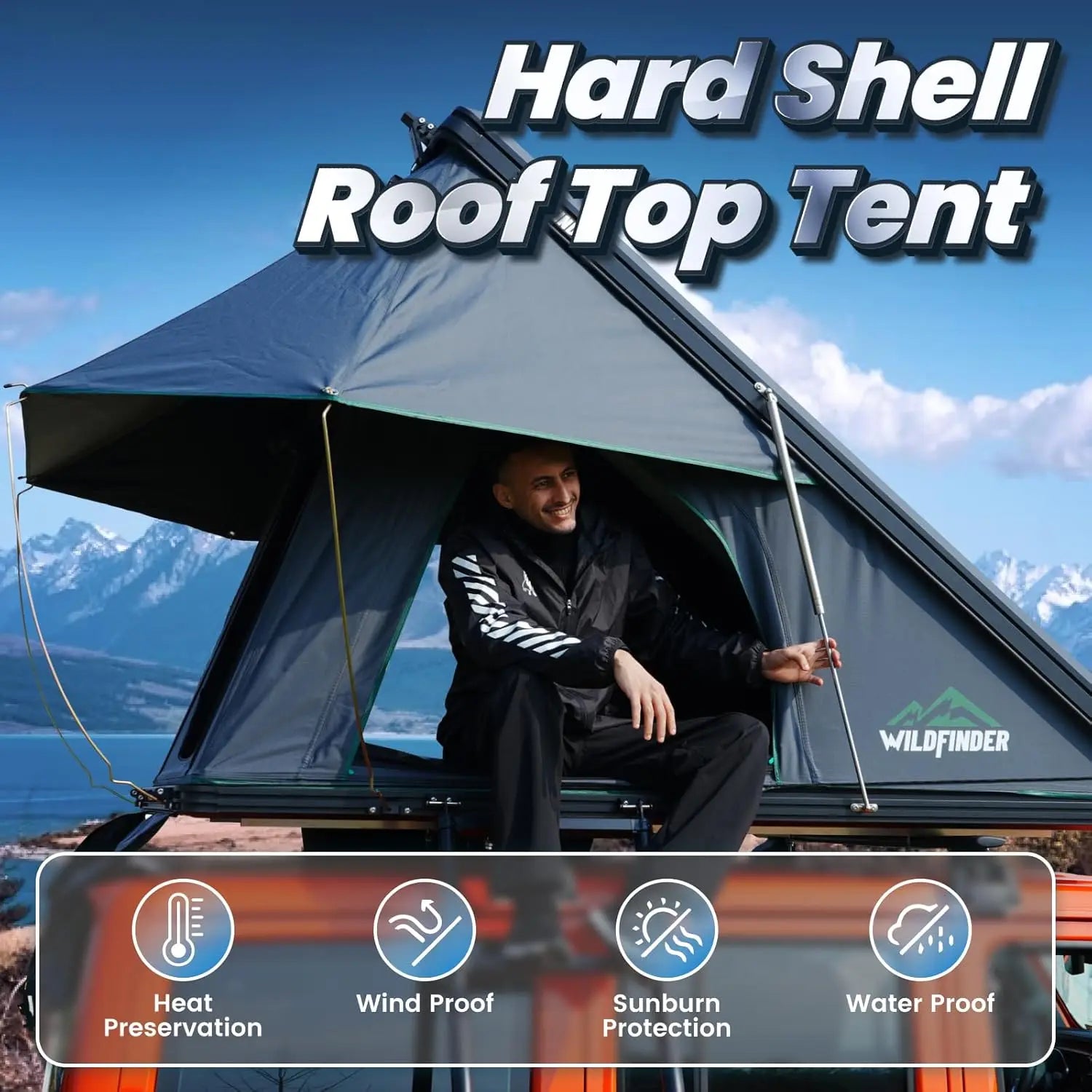 Rooftop Tent Hard Shell.....