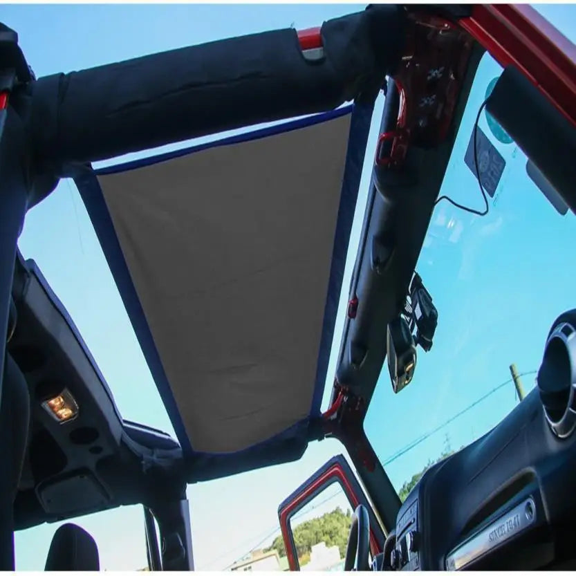 Sunshade Hammock Roof Top - Fit for Jeep Wrangler YJ/TJ/JK/JL (1987-2024) & Gladiator JT, 2-Door & 4-Door Mesh Shade Co