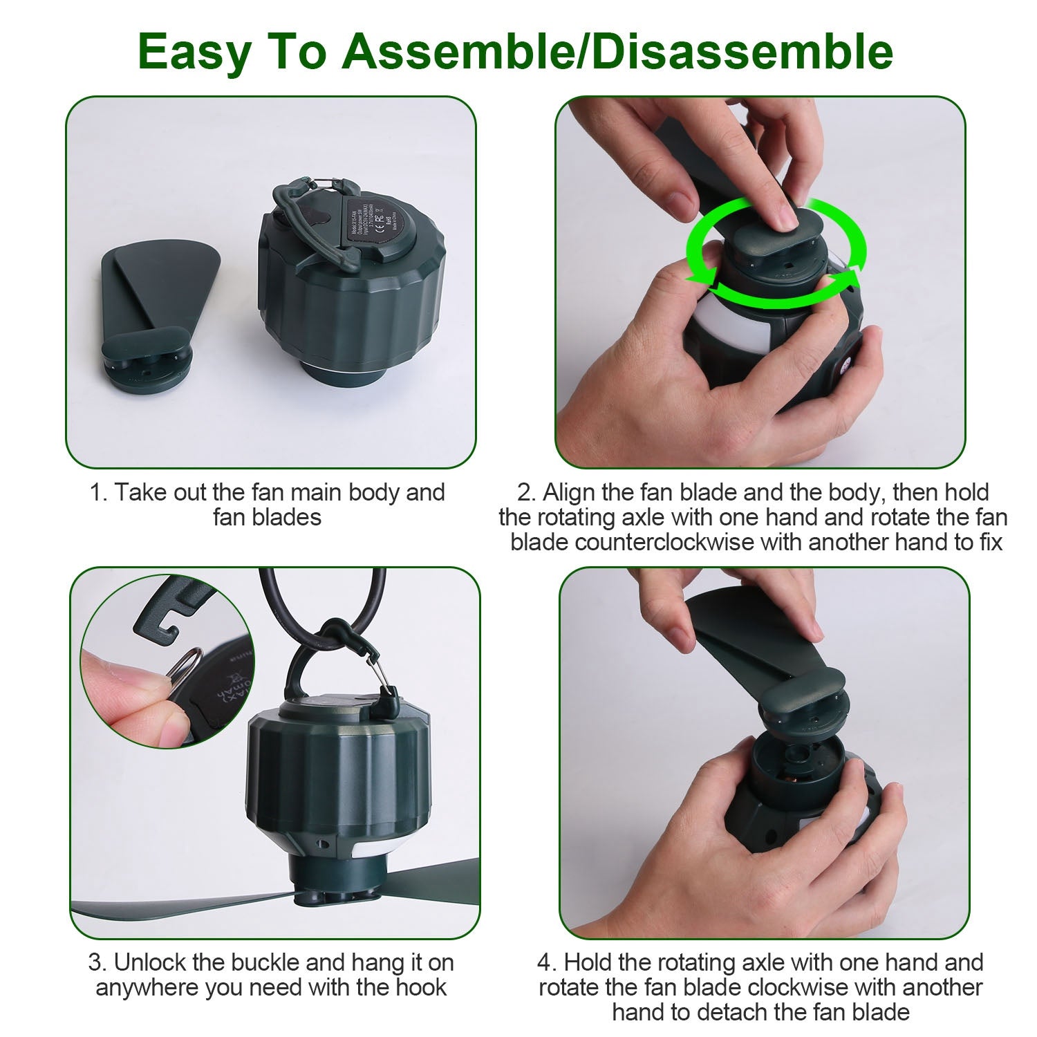 Camping Ceiling LED Fan.....