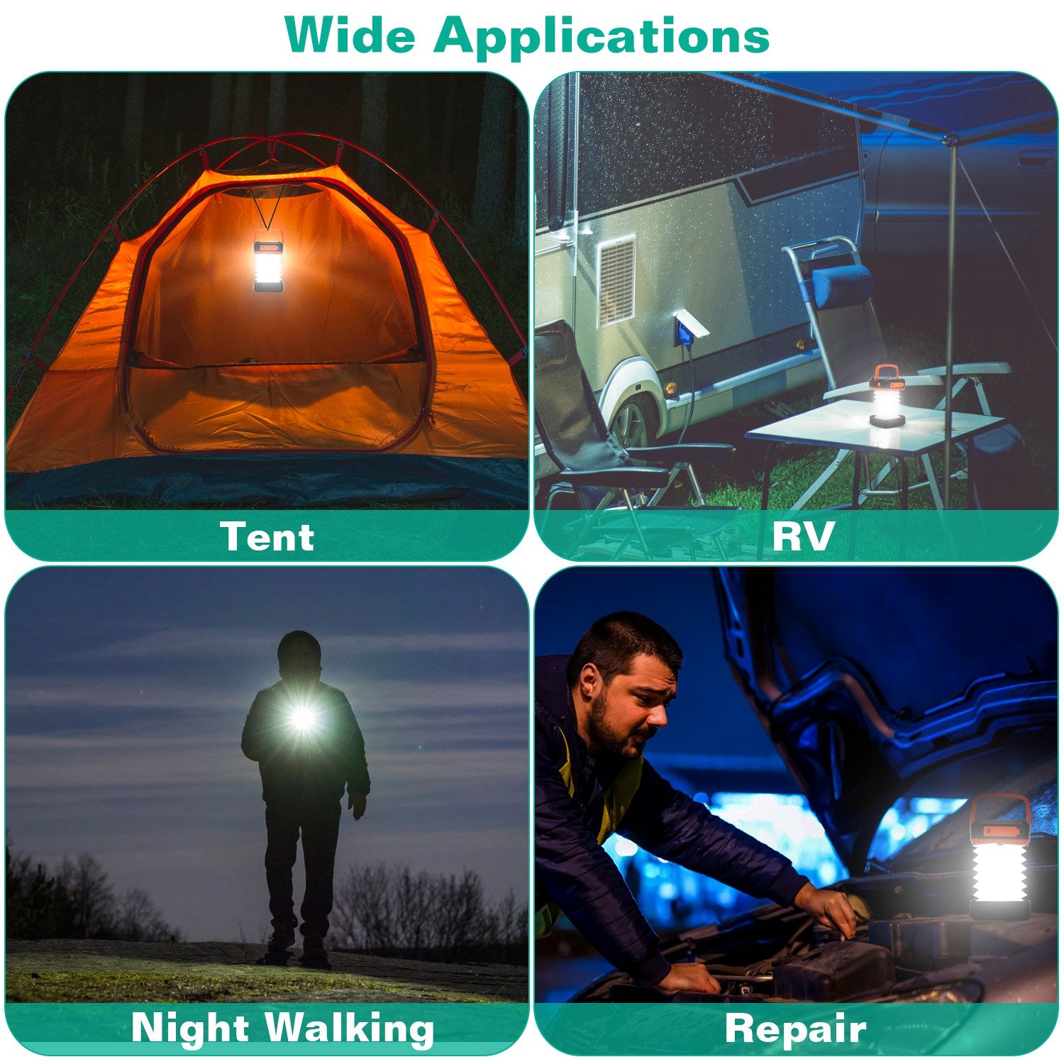 LED Collapsible Tent Lamp.....